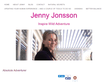 Tablet Screenshot of jennyjonsson.com